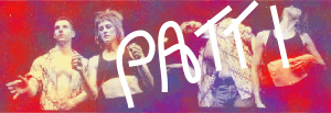 Poster for Dancing Barefoot with Patti, with images of two dancers.